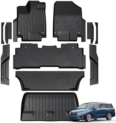 Floor Mats for 2018-2025 Honda Odyssey Accessories by GALVAGNITE