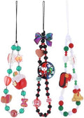 6PCS Beaded Phone Charms Strap Fruit Star Faux Pearl Rainbow Beads Phone Chains Beaded Lanyard for Camera Key Wallet Valentines Day Gifts for Her Women by Taouzi