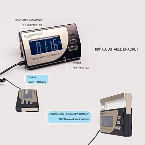 Amazon Basics Digital Postal Scale, Heavy Duty Weighing Platform - Image 3