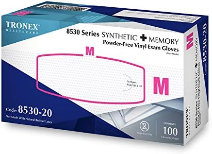 Tronex All-In-One Disposable PPE Kit for Home Health, Workplace, and Classroom Including Vinyl Exam Gloves, Isolation Gowns, Medical Face Masks, Shoe Covers, Hairnets (Medium) - Image 2