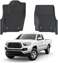 AUXKO All Weather 1st Row Floor Mats for Toyota Tacoma 2026-2024 by AUXKO
