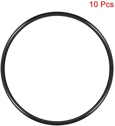 uxcell Nitrile Rubber O-Rings 140mm OD 133mm ID 3.5mm Width, Metric Sealing Gasket, Pack of 10 - Image 2