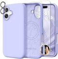 GolbinBox Magnetic for iPhone 17 Case, Silicone Cover, Lilac by GolbinBox