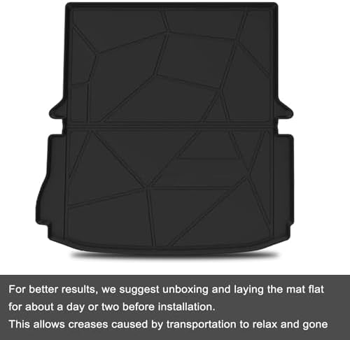 KUST Trunk Cargo Mat for 2011-2019 Ford Explorer, Rear Cargo Trunk Liner for Explorer Accessories All Weather Protection TPE Rubber Raised Edge - Image 7