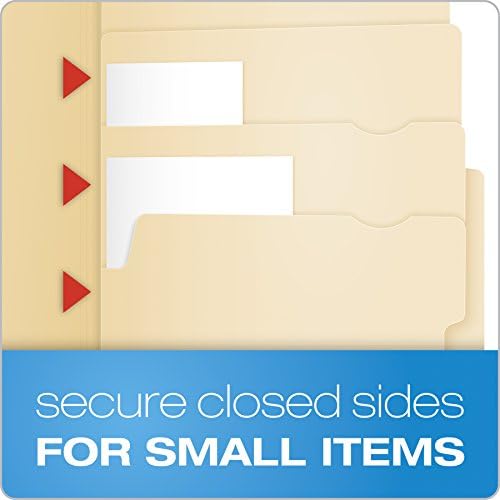 Pendaflex Divide It Up File Folders,Paper and Documents Organizer,Folder with Pockets,Manila File Organizer for School,Home and Office,Letter Size,(10770),24 Count (Pack of 10) - Image 5
