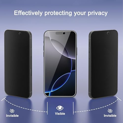 Ailun Privacy Screen Protector+Camera Lens Protector for iPhone 16 Pro Max - Image 2