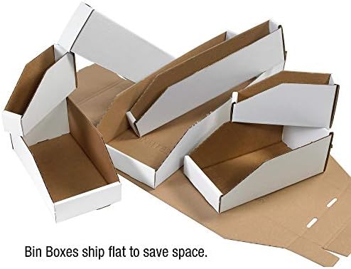 BOX USA Open Top Bin Boxes Jumbo 16"L x 24"W x 12"H White 25-Pack, for Shipping, Moving, Mailing, Packing, Packaging and Storage - Image 4