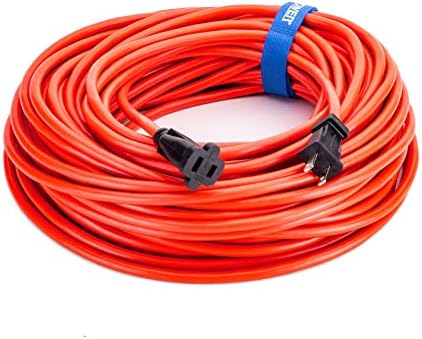 Clear Power 16 Gauge 3Prong Cords (16/2-2-Prong Polarized, Orange, 100 ft) by ClearPower