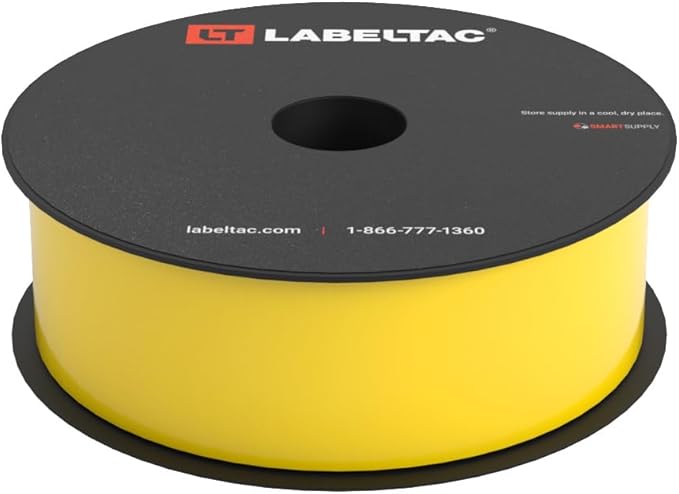 LabelTac LT4/LT4P/LTPX Label Supply 1.5" x 150' Yellow by LabelTac