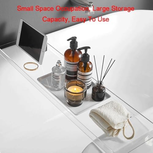 Luxury Bathtub Caddy Tray - Store Towels, Books, Wine Glasses & Phones - Perfect Bath Organizer for Relaxation & Self-Care - Ideal Gift for Spa Lovers - Image 5