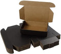 9x6x2 Inches Shipping Boxes Pack of 25, Black Corrugated Cardboard Boxes for Small Bussiness, Packing and Mailing by Sodissa