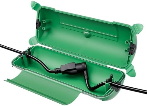 Flemoon Outdoor Extension Cord Safety Cover, IP44 Waterproof Electrical Box by FLEMOON