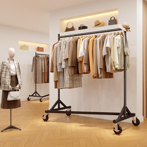 HOKEEPER Z Rack for Clothes Heavy Duty Clothing Rack Hold 500LBS Black - Image 4