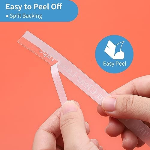 TZe-135 White on Clear TZ Tape Compatible with Brother 12mm 0.47 Laminated - Image 3