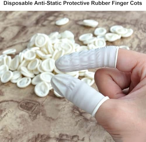 G2PLUS Disposable Finger Cots Approx 205PCS Protective Fingertip Covers - Image 3