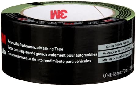 3M Automotive Performance Masking Tape, 03435, 48 mm x 32 m, 1 Roll by 3MIndustrial