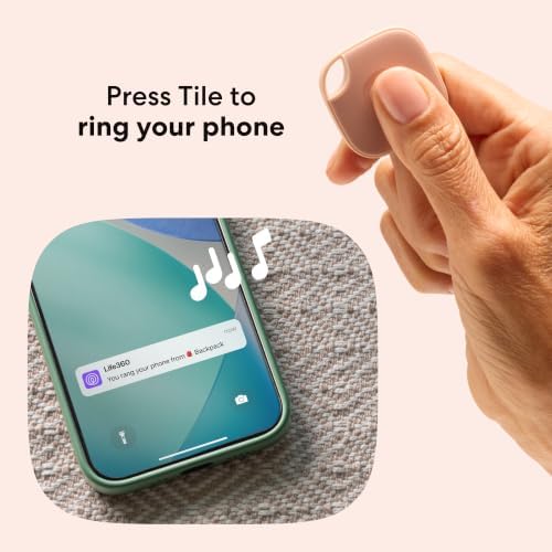 Life360 Tile - Bluetooth Tracker, Keys Finder and Item Locator for Keys, Bags and More. Phone Finder. Both iOS and Android Compatible. 1-Pack (Slate) - Image 4