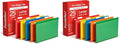 Pendaflex Hanging File Folders, Letter Size (8.5" x 11"), Assorted Colors: Green, Blue, Red, Yellow, Orange, 5 Tab Positions, Reinforced, Includes Tabs and Inserts, Durable, 25 Count (Pack of 2) by TOPSProducts