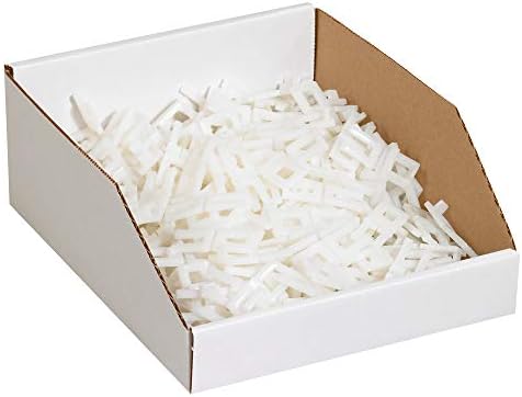 Tape Logic TLBINEB1812 Open Top Bin Boxes, 12" x 18" x 4 1/2", White (Pack of 50) - Image 3