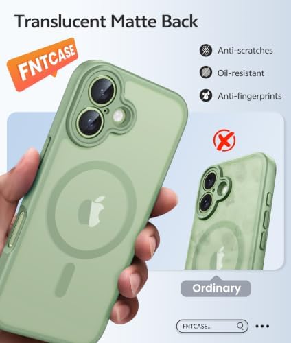 FNTCASE for iPhone 17 Case, Compatible with Magsafe, Glass Screen Protector - Image 6