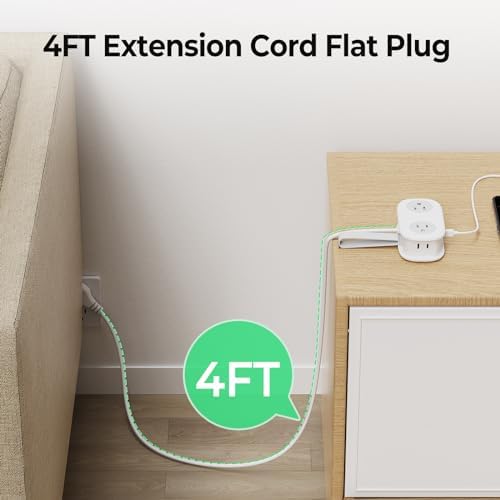 ORICO Cruise Approved Travel Power Strip, 4FT Wrap-Around Extension Cord - Image 6