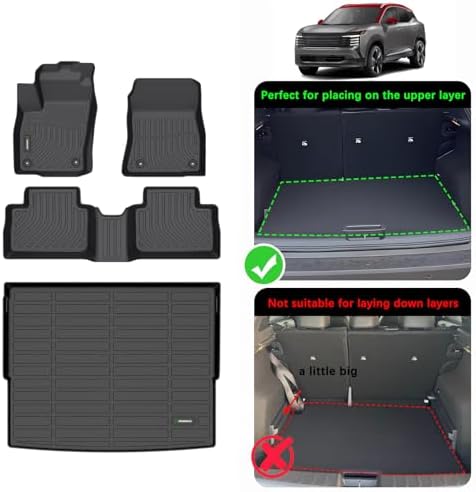 ANBINGO® Floor Mats & Cargo Liner for Nissan Kicks 2025 2026 SR/SV - Image 3