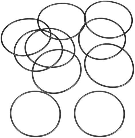 uxcell 10Pcs AS-244 NBR 70A O-Rings 4-1/4"ID x 1/8"CS/4.234"ID x 0.139"CS by uxcell