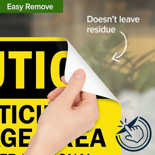 Caution Pesticide Storage Area Use Proper Personal Protective Equipment Sign, 10x7 Inches, 4 Mil Vinyl Decal Stickers Weather Resistant, Made in USA by My Sign Center - Image 5