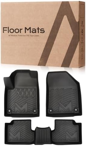 TPE Automotive Floor Mats Custom for 2016-2023 Jeep Cherokee (Not for Grand Cherokee), All Weather Cover Protection Waterproof Black Floor Liner Front & Rear Row Full Set Car Mats, 3PCS - Image 7
