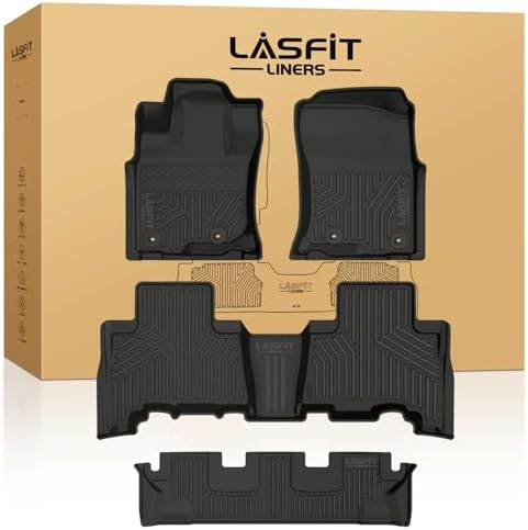 LASFIT Floor Mats for Toyota 4Runner 2013-2024 (Only Fit 7-Seats) by LASFIT