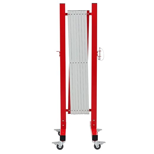 GYMTIME Easily Assembled Expandable Metal Barricade, 11 Feet, Portable Safety - Image 2