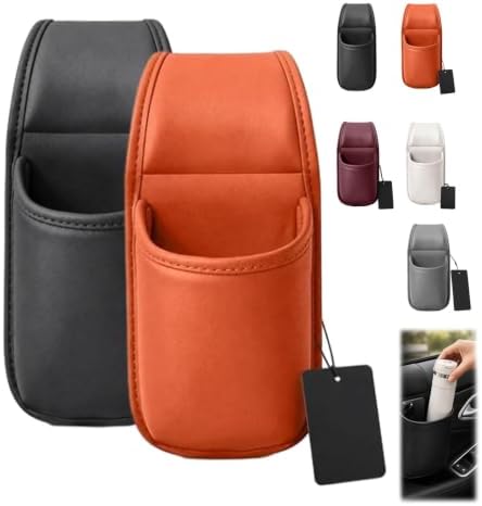 Universal Leather Car Door Cup Holder Extra Large Drink Organizer (2PCS) by Unknown
