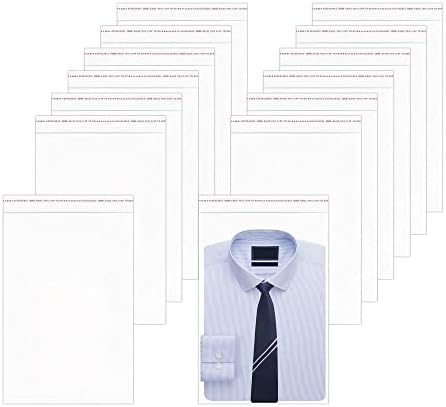 12" x 18" Clear Resealable Cellophane Bags 200pcs Self Adhesive Seal Bags Plastic Poly Cello Bags 1 Mil for Apparel Clothing T-Shirt Packaging Gifts (18 Sizes to choose from) by BornFeel