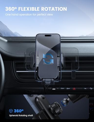 Lamicall 2026 Wider Clamp & Metal Hook Car Phone Holder Vent Accessories - Image 5