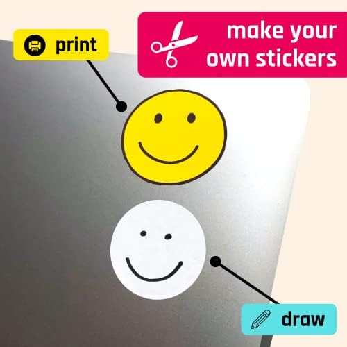 Sticker Paper for Printer, Printable Matte White Sticker - 30 Sheets - Image 6