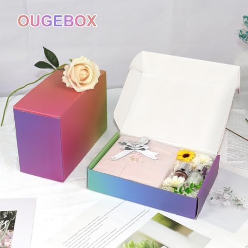 30 Pack 9x6x4 Colorful Shipping Boxes Medium, Mailer Cardboard Boxes for Packaging Small Business Bulk - Image 6