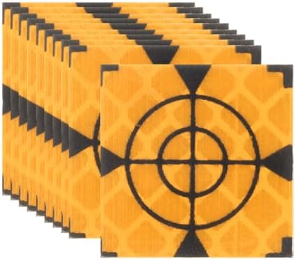 PATIKIL Survey Reflector Target Self-Adhesive Reflective Sheet Surveying Target Mark Tape, Suit for Ship Inspection by PATIKIL