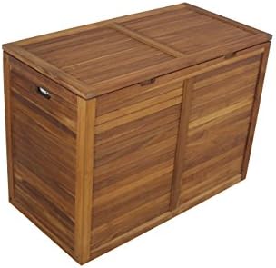 The Original Spa Double Teak Laundry or Storage Hamper - Image 4