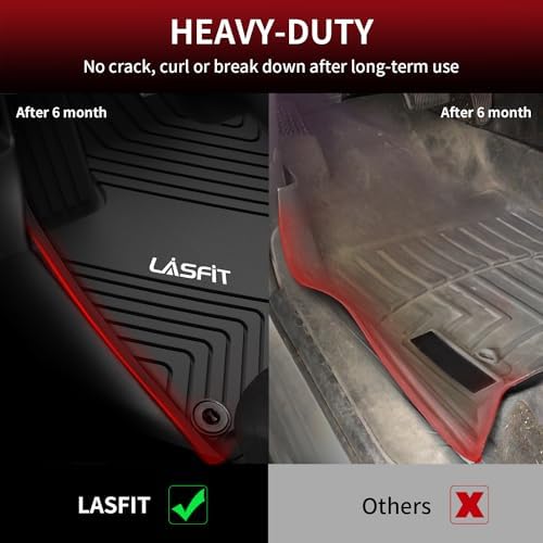 LASFIT Floor Mats for Honda Accord Sedan 2026 2025 2024 2023 Gas & Hybrid - Image 3