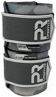 PR Personal Record Heavy Duty Premium Wrist Wraps, More Elasticity, Reinforced Stitching, Extra Wide Strap, Strong Thumb Loop, Larry Wheels Weightlifting Wraps - Image 3