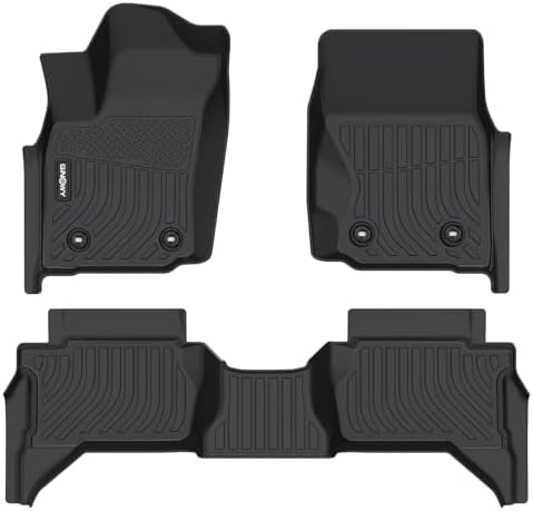 Floor Mats for Toyota Tacoma 2024-2026 Double Cab (Not Hybrid) by GINOWY