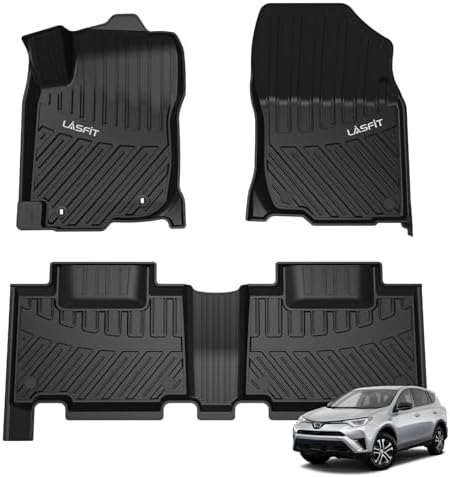 LASFIT Floor Mats for Toyota RAV4 2013-2018 Gas (Not Fit Hybrid) by LASFIT