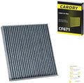 Cabin Air Filter w/Activated Carbon for RAM 1500 (2016–2025), 2500, 3500, Jeep Wagoneer (2022–2025), Grand Wagoneer, Mazda 6, CX-7, OE# EG21-61-P11, 68318365AA, CF11671, CF671 by Carory