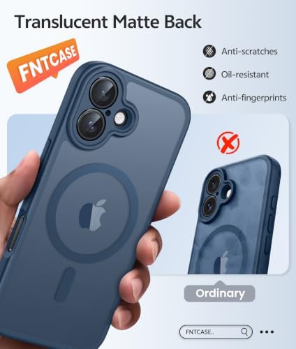 FNTCASE for iPhone 17 Case, Compatible with Magsafe, Glass Screen Protector - Image 6