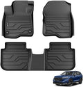Floor Mats for Honda CRV CR-V 2023-2026 (Include Gas & Hybrid), All Weather TPE Protection Floor Liners Accessories, 1st & 2nd Row by Partzer