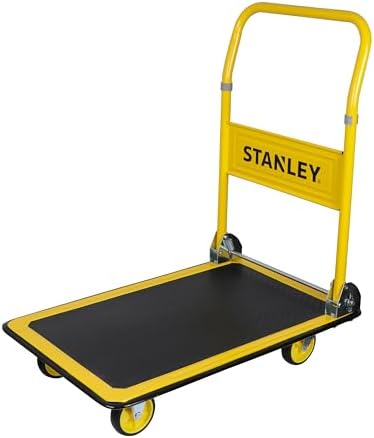Stanley Steel Platform Truck-150KG, Yellow, SXWTD-PC527 - Image 2