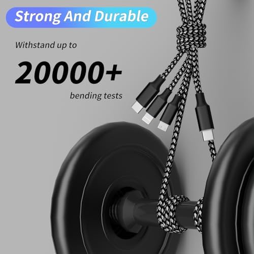 USB C Multi Charging Cable, 3 in 1 Charging Cords for Multiple Devices - Image 5