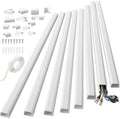 Yecaye TV Cord Hider, 125in Cord Cover, W1.18in H0.6in, White by Yecaye