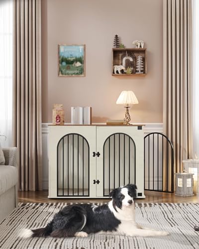 Hzuaneri 44.1'' Dog Crate Furniture,Dog Kennel Indoor for Medium/Large Dogs - Image 3