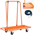 VEVOR Heavy-Duty Panel Dolly, Drywall Cart Features 45.28" x 21.8" Deck & 5" Swivel Wheels, Drywall Sheet Cart, Handling Wall Panel, Sheetrock, Lumber, Ideal for Garage, Home, Warehouse by VEVOR